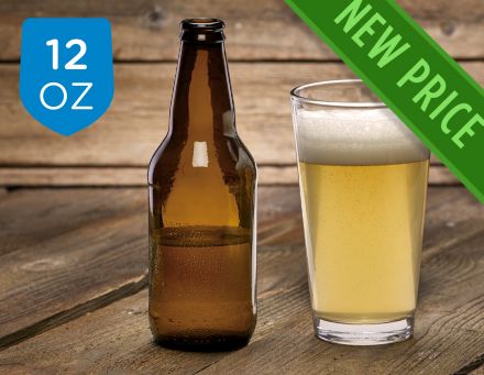 Heritage 12 oz Glass Beer Bottle beauty shot