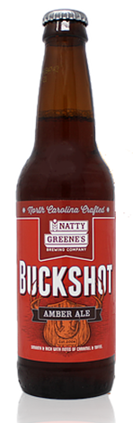 Natty Greenes Buckshot Amber Ale Glass Bottle